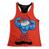 Camiseta Olimpica Modelo Papa Pitufo 02 Gym Box Crossfit 