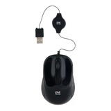 Mouse One For All Usb Optico Retractil Negro It 1200