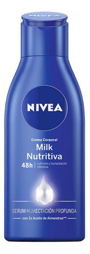 Crema Corporal Milk Nutritiva Rapida Absorcion 125ml Nivea