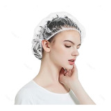 500 Piezas Gorros De Baño Transparentes Desechables