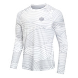 Camiseta Para Hombre Con Protección Solar Uv Upf 50+, Manga