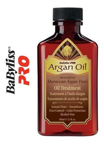 Aceite Argan Babyliss 100 Ml Cabello Marroqui Original Oil