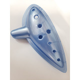 Flauta Ocarina Zelda Plásticas Abs Cor Azul