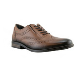 Zapatos Hombres Cuero Diseño 124506-02 Pegada Tienda Oficial