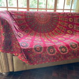 Cubre Hindú 2.3 X 2.1 M Cobertor Algodón 2p Importada India