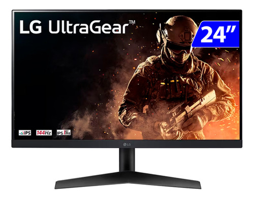 Monitor Gamer LG 24  Fhd Ips 144hz Hdmi - 24gn600-b.awzm