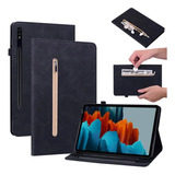 Funda Pu Le Para Samsung Galaxy Tab S8 Plus S7 Plus De 12,4