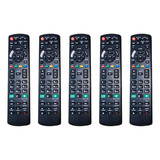 Kit 5 Controle Remoto Compatível Com Tv Panasonic Tnqe299cs