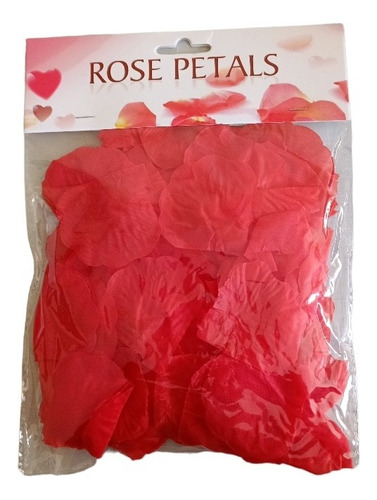 100 Pétalos De Rosa Artificial Amor San Valentín Rojo