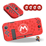 Funda Protector Nintendo Switch Mario Zelda Con Joycon Gomas