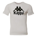 Remera Kappa De Hombre Authentic Estessi Blanca Original