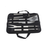 Set Parrillero Para Asados Parrilla 5pcs Acero Inoxidable