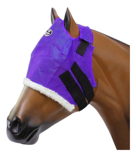 Máscara De Proteção Anti-mosca Boots Horse Roxo