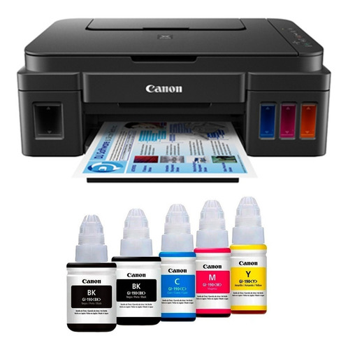 Impresora Canon Multifucional Canon G2100 Tintas Originales 