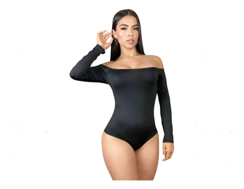 Body Blusa Manga Larga Para Dama