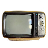 Tv Color Toshiba 14 Pulgada Retro Vintage Antigua - Funciona