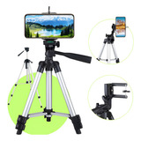 Tripé Universal Câmera 1,2m Suporte Celular Alumínio TriPod