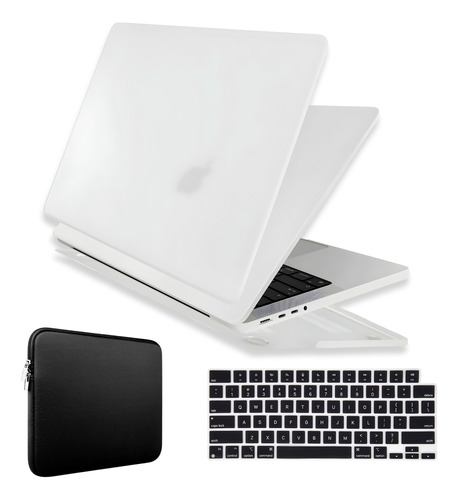 Kit Capa Case + Neoprene + Película Macbook New Pro 14 A2442