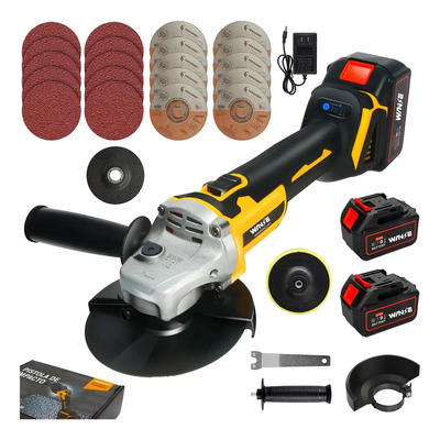Esmeril Angular Esmeriladora Inalámbrica Pulidor Disco Pulidor Para Esmeril Inalambricas Herramientas Wanse | Envío gratis