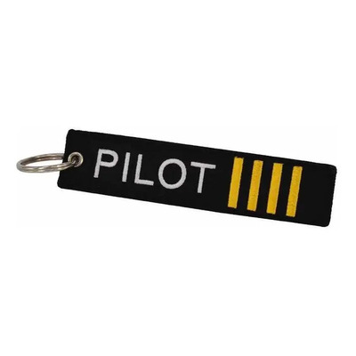 Llavero Para Piloto 4 Barras Capitan Aviador | MercadoLibre