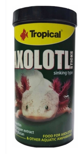 Alimento Comida Para Ajolote Axolotl Premium Sticks 