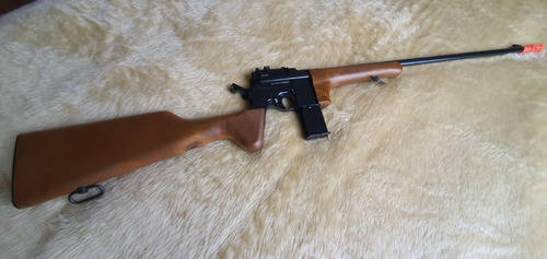 Pistola Carabina Mauser C-96 M712 Alemã Blowback We Airsoft