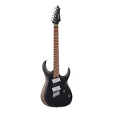 Guitarra Elétrica Cort X Series X700 Mutility De  Mogno Black Satin Satin Com Diapasão De Bordo