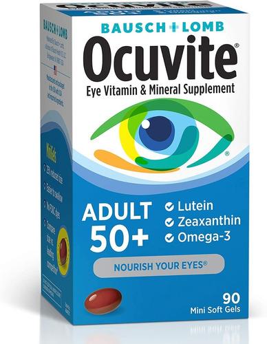 Preservision | Ocuvite 50+ Vitamin & Mineral | 90 Softgels