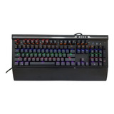 Teclado Gamer Mecánico Con Luces As-808 Español Tiene La Ñ