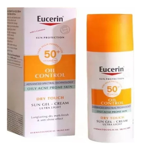 Eucerin Sun Protector Solar Facial Toque Seco Oil Control Fp