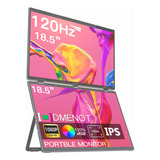Monitor Dual De 18.5 120hz 100% Srgb Portátil 1080p