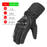 Guantes De Moto Reflectantes Para Invierno, Cálidos E Imperm