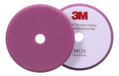 Borla De Esponja Morada Roto Orbital En 5  Marca 3m