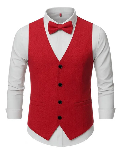 Chaleco De Vestir Caballero Hombre Elegante Con Moño