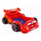 Carro De Corrida Inflável Infantil Cars Disney - Intex Cor Vermelho