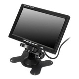 Monitor Veicular 7 Polegadas Dual Vídeo Lcd Camera Ré Dvd