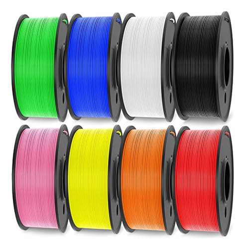 3d Printer Filament Bundle Multicolor, Neatly Wound Pet...