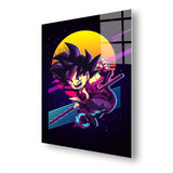 Cuadro Metalico Goku Niño Dragon Ball Anime Artistico 