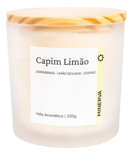 Vela Aromatica Perfumada Aromatizada Ambiente 200g Minerva