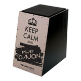 Cajon Spanking Keep Calm Acústico Para Voz E Violão