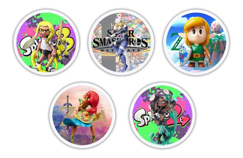 5 Fichas Nfc Amiibo A Elegir