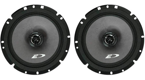 Nuevas Bocinas Alpine 6.5  Altavoces Coaxiales 2 Vías Color Negro