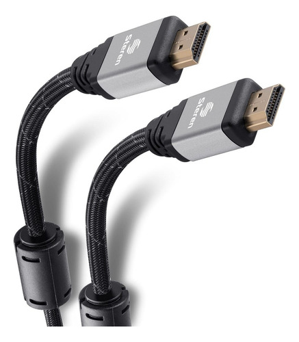 Cable Hdmi 4k Filtros Ferrita 90cm Tipo Cordón Steren Elite