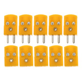 Conector De Cable Tipo K, Conector Termopar Little Yellow, 5