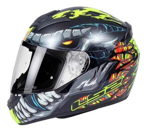 Casco Para Motocicleta Cerrado Ls2 Fly Demon