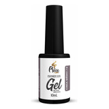 Psiu Esmalte Em Gel Cinza Medio Cor: 12 Led/uv Psiu 10ml