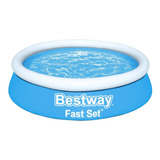 Piscina Fast Set Azul 1.83mx51cm Bestway