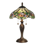 Dale Tiffany Tt90179 Lámpara De Mesa, Color Bronce Envejecid