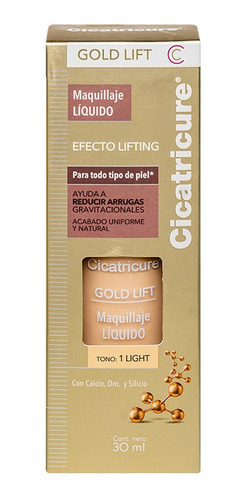 Cicatricure Gold Lift Maquillaje Líquido Tono 1 Light 30ml