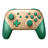 Control Inalámb Amiibo Nintendo Switch Pro Japon Zelda Gold